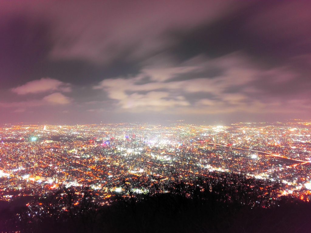 藻岩山からの夜景